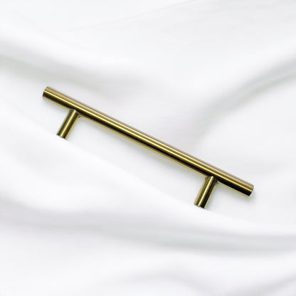 Solid T-Bar - Brushed Brass