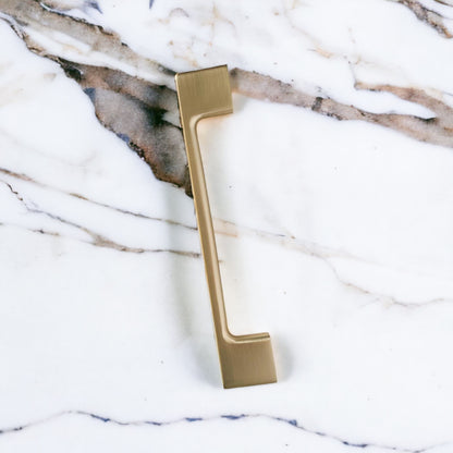 Slimline Architectural Handle - Brushed Brass