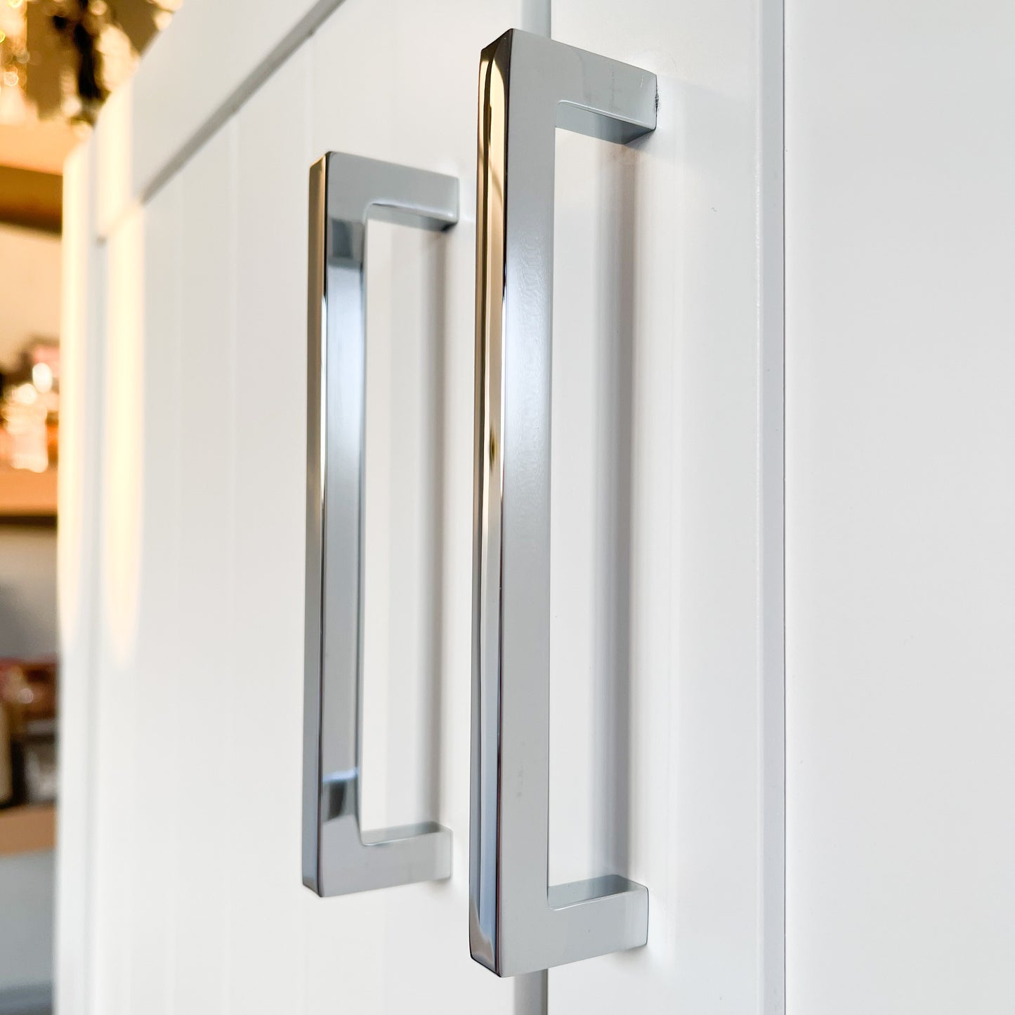 Square Architectural Handle - Polished Chrome