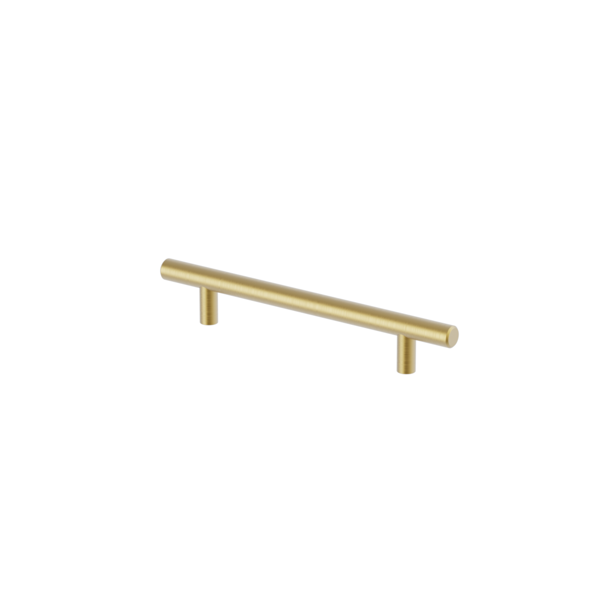 Solid T-Bar - Brushed Brass